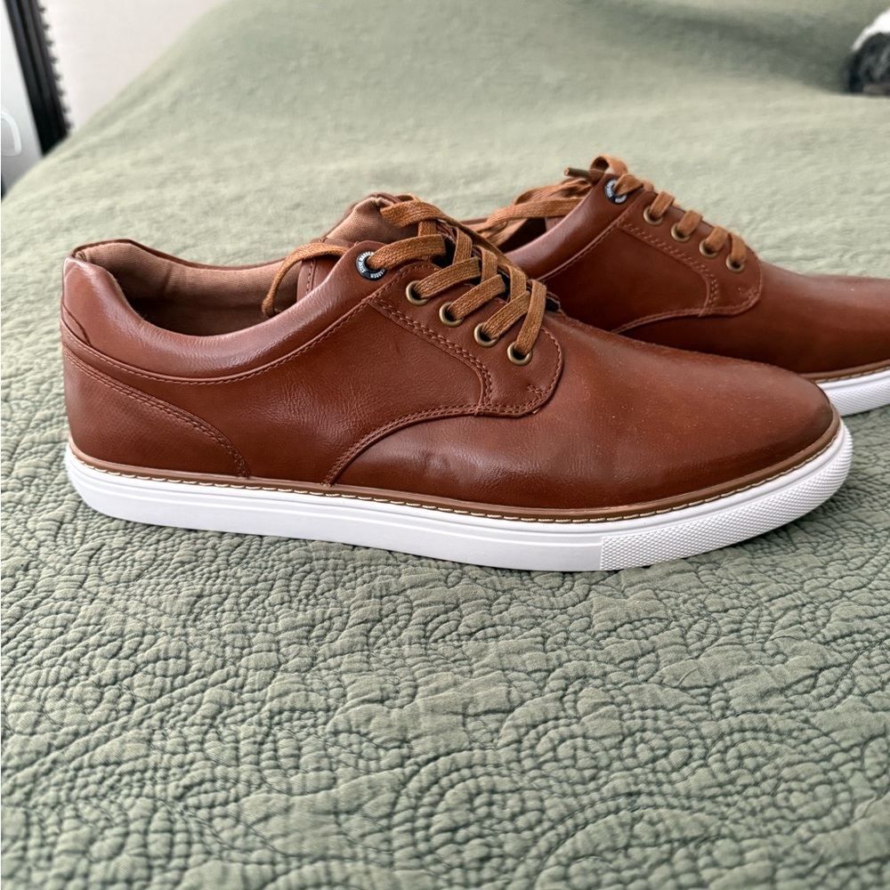 Steve Madden Tan Leather Men’s Shoes